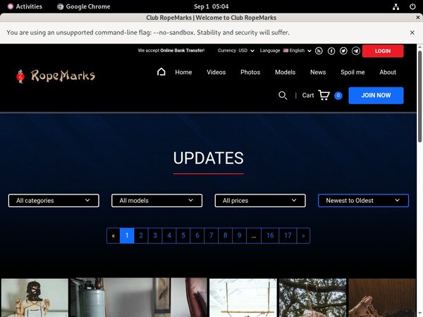 Club Rope Marks Paypal Sign Up