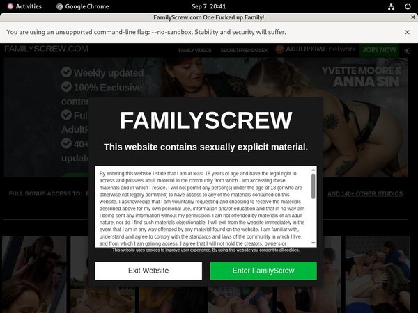 Promo Familyscrew.com Free Trial Promo Familyscrew.com Free Trial