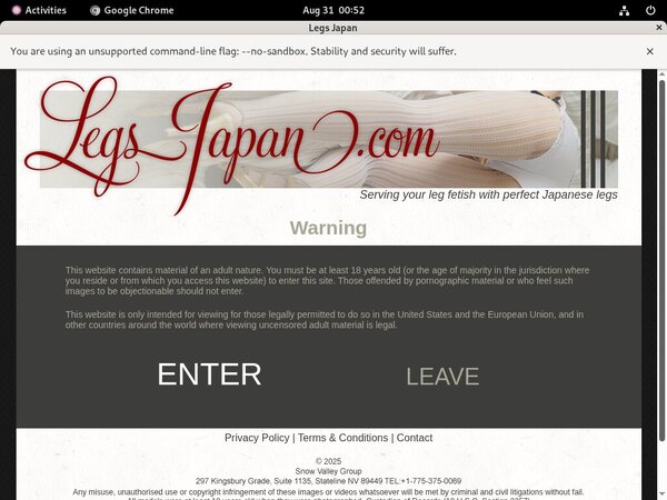 Legs Japan Instant Access